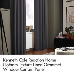 (4) Kenneth Cole  50x64 ROOM DARKENING Curtain